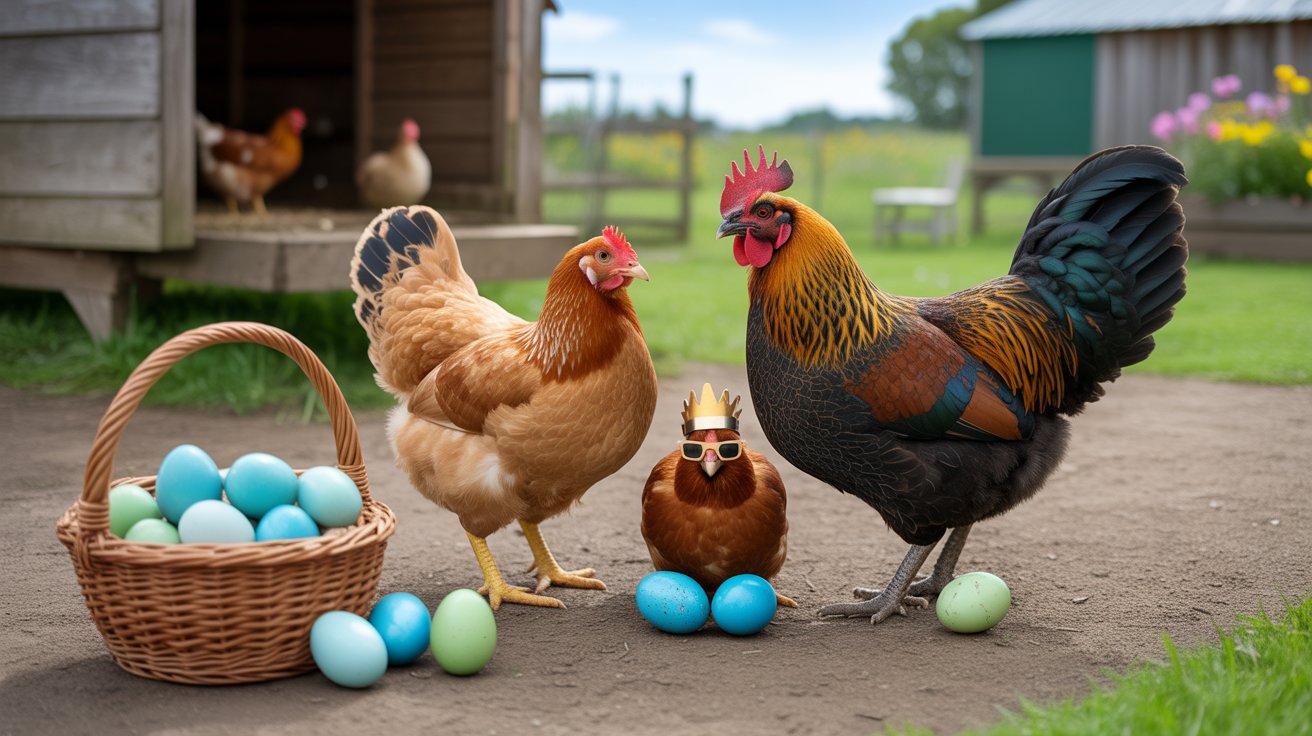 Chicken Blue And Green Eggs