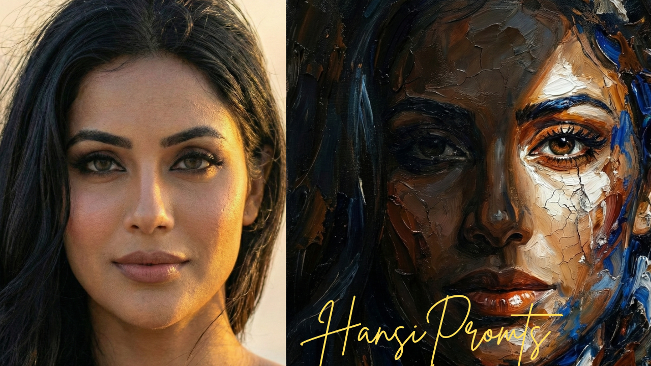 Chiaroscuro Impasto Portrait Prompt