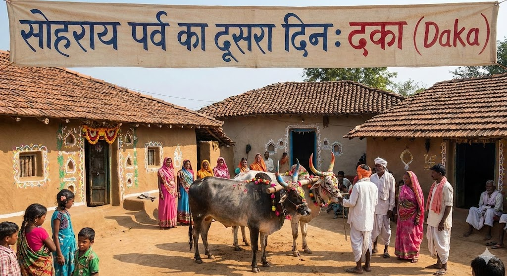 सोहराय पर्व का दूसरा दिन: दका (Daka)