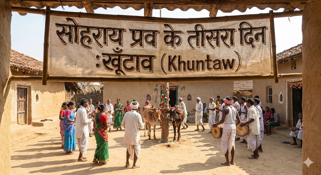 सोहराय पर्व के तीसरे दिन