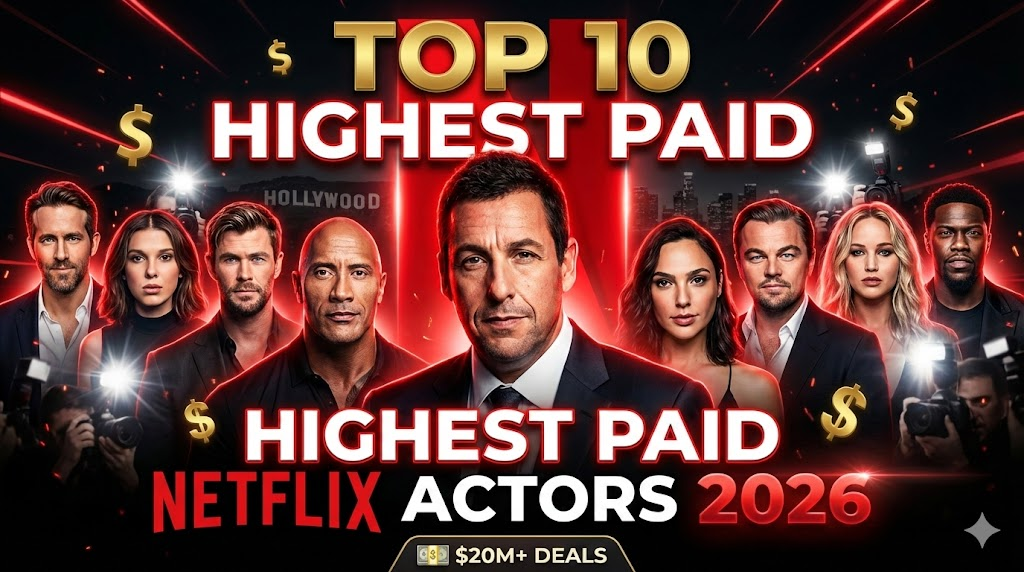 The 10 Highest-Paid Netflix Actors of 2026