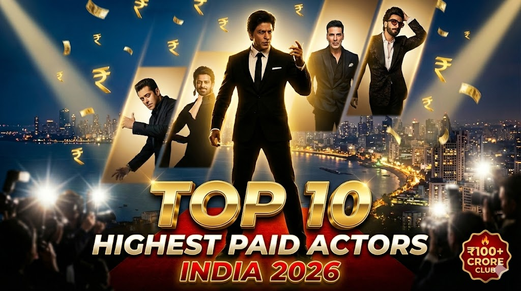 Top 10 highest paid actors in India 2026