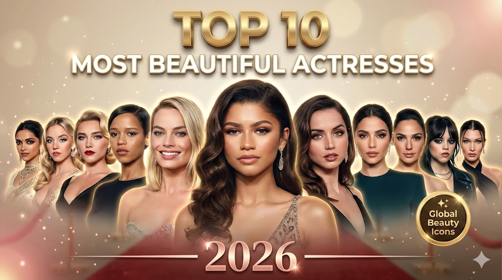 Top 10 Most Beautiful Actresses 2026