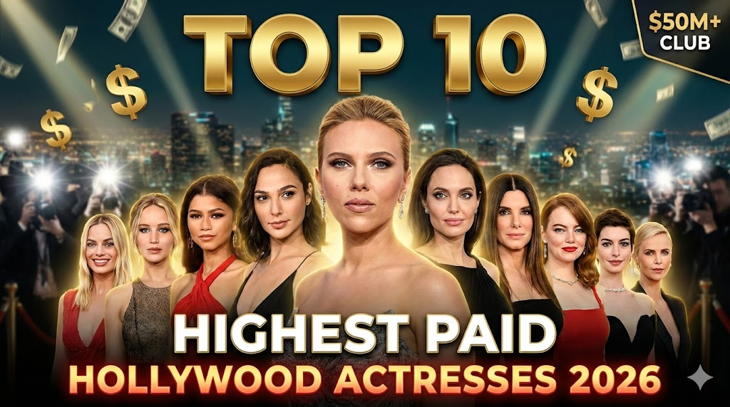 Top 10 highest paid actress 2026